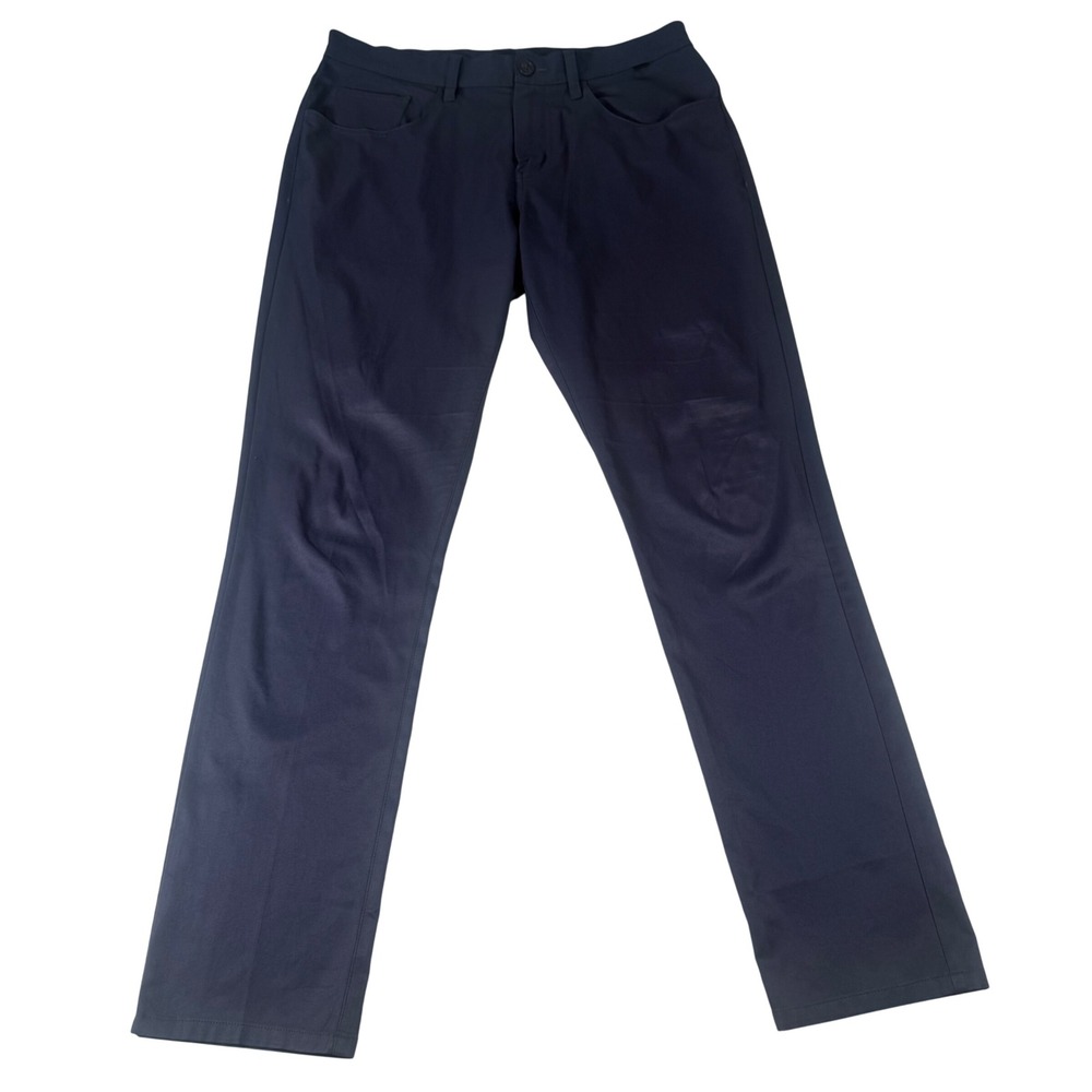 Travis Mathew Golf Pants Mens 32 Navy Blue Polyester Performance Golfcore Sport